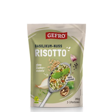 Risotto de Albahaca y Frutos secos