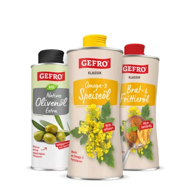 Los mejores aceites de cocina de GEFRO
