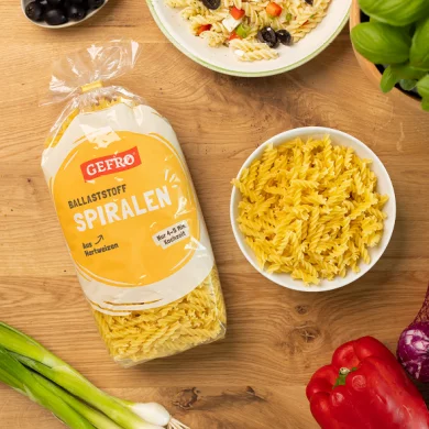 Set de cinco: 5 x 500 g Pasta con alto contenido en Fibra