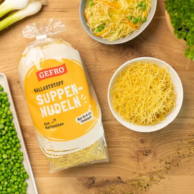 Set de cinco: 5 x 500 g Pasta con alto contenido en Fibra