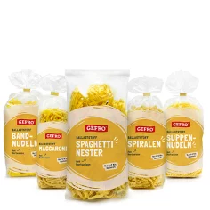 Set de cinco: 5 x 500 g Pasta con alto contenido en Fibra