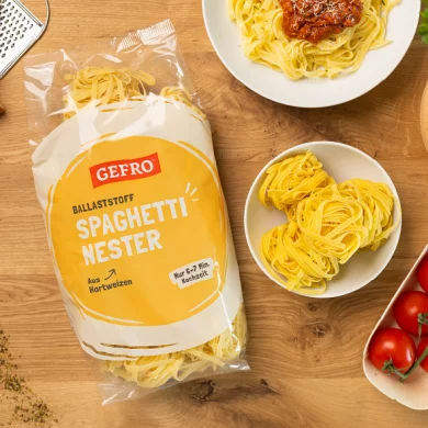 Set de cinco: 5 x 500 g Pasta con alto contenido en Fibra