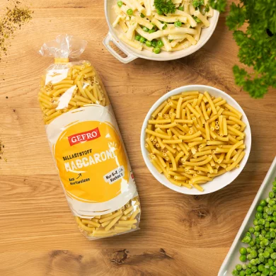 Set de cinco: 5 x 500 g Pasta con alto contenido en Fibra