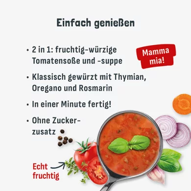 Salsa y Sopa de Tomate Dolce Vita