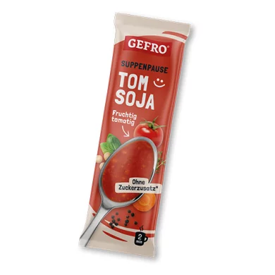 Sopa snack "Totalmente Tomate”