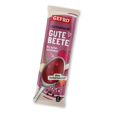 Sopa snack "Beso de Remolacha”