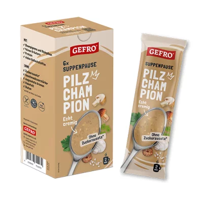 Sopa snack "Champi Manía”